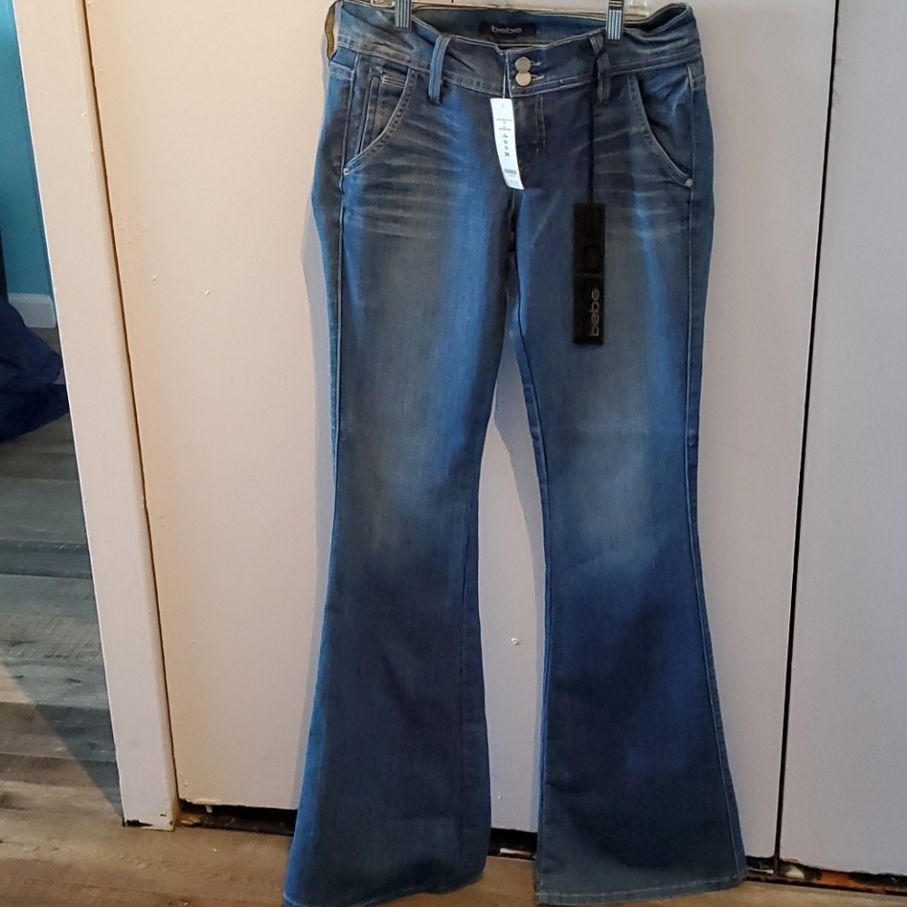bebe Flare Denium Jeans